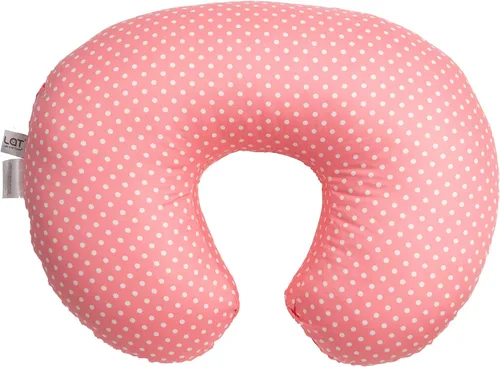 Vista 22 de LAT - Almohada de lactancia para lactancia materna, funda extraíble 100% algodón, almohadas ergonómicas para lactancia materna para mamá y bebé