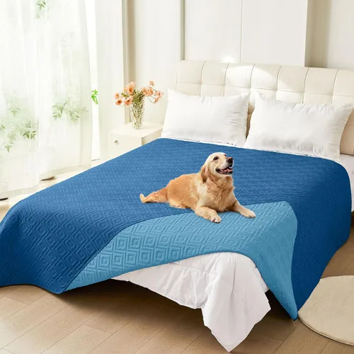 Vista 118 de hyha Manta impermeable para perros, funda suave para cama de perro, mantas para mascotas, funda impermeable para sofá y sillón para perros lavable