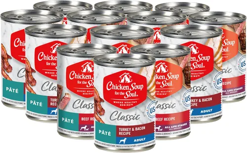 Vista 9 de Chicken Soup for The Soul All Natural Premium - Alimento húmedo para perros adultos, primer ingrediente de carne real, sin subproductos, pollo