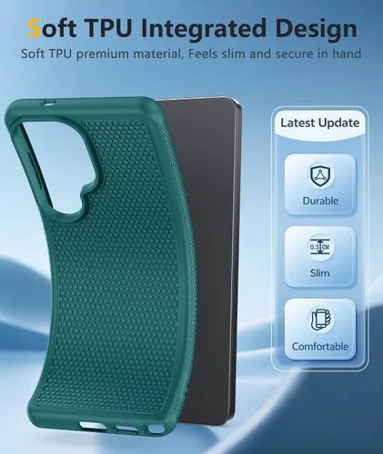 Vista 1102 de FNTCASE Funda para iPhone 17 Pro: Fundas delgadas translúcidas de color azul claro compatibles con MagSafe, protección completa de la cámara