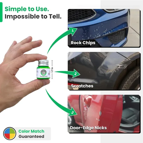 Vista 3 de ERA Paints PBL/EBL - Perla azul moderna para JEEP Exact Match Automotive Touch Up Paint Jar - Kit premium