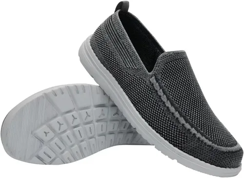 Vista 7 de 1TAZERO Mocasines de ancho ancho para hombre, con plantillas de soporte de arco, zapatos casuales para fasciti plantar con soporte de arco