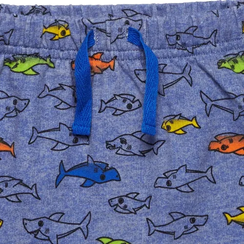 Vista 6 de Pinkfong Conjunto de camiseta y pantalones cortos de rizo francés para bebé Shark Mommy Shark para recién nacido a niño pequeño