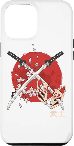 Vista 10 de Funda para iPhone 12 mini con forma de espada de samurái japonés antiguo