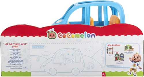 Vista 7 de CoComelon Coche divertido familiar con sonidos – Incluye JJ – reproduce clip de canción, are we there yet – Juguetes para niños, niños pequeños