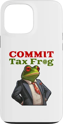 Vista 24 de Funda para iPhone 16 Commit Tax Frog Funny Fraud Meme Case