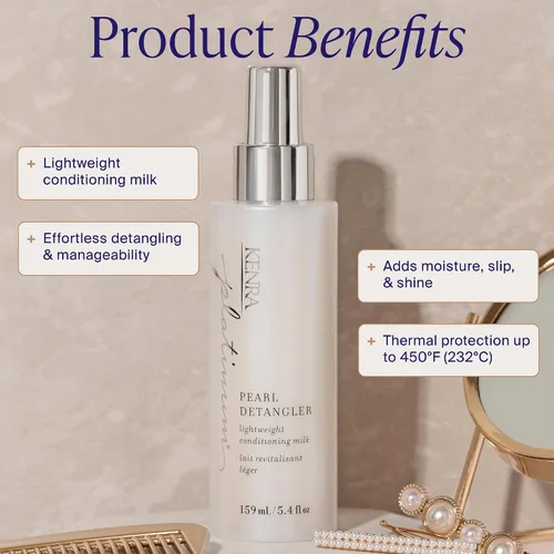 Vista 2 de Kenra Platinum Pearl Detangler Lightweight Conditioning Milk