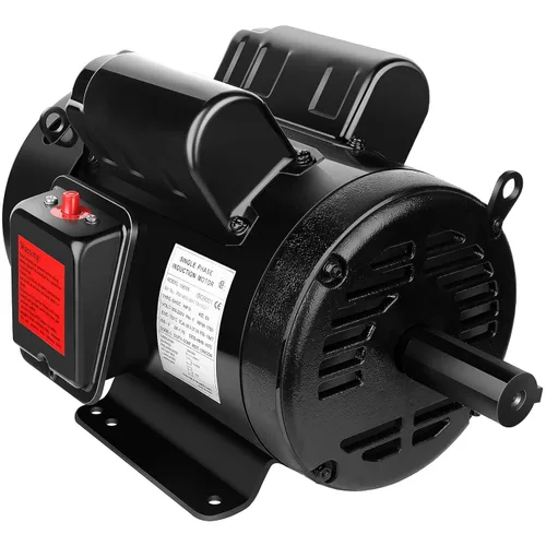 Vista 7 de Motor eléctrico 3HP, motor de servicio agrícola de 3450 rpm, motor monofásico, marco 145T, 230V, 7/8 pulgadas, diámetro del eje, 2.25 pulgadas