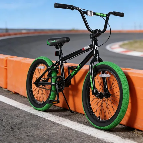 Vista 5 de vollsch Bicicletas BMX Freestyle de 18 y 20 pulgadas para adolescentes de 6 a 15 años de edad, niños, niñas, principiantes con palanca, varios