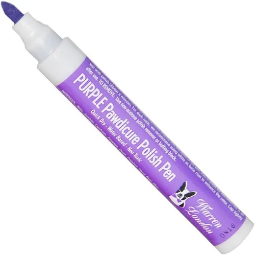 Vista 15 de Lápiz de pedicura Warren London Pawdicure, esmalte de uñas para perro, paquete de de 1, Negro