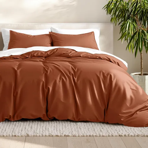 Vista 28 de Bare Home - Funda de edredón de ropa de cama extra larga - Colección premium de 1800 hilos súper suave - Funda de edredón ligera y fresca - Ropa