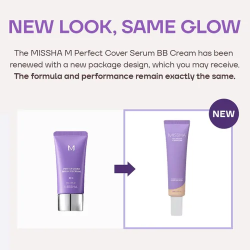Vista 3 de MISSHA M PERFECT COVER SERUM BB CREAM No.13 Light Fair- Fair with Cool Undertone, BB Cream de Cardi B Pick, tinte para la piel, hidratante tintado
