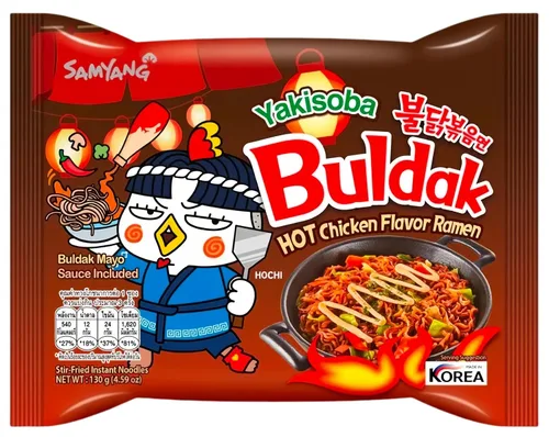 Vista 2 de MUNCHII TIME Paquete variado de fideos ramen picantes Buldak coreanos - 4 sabores diferentes - Colección de fideos Buldak (4 paquetes picantes)