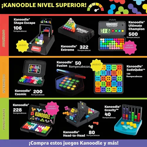 Vista 6 de Educational Insights Kanoodle Fan Edition - 20 aniversario (Magenta)