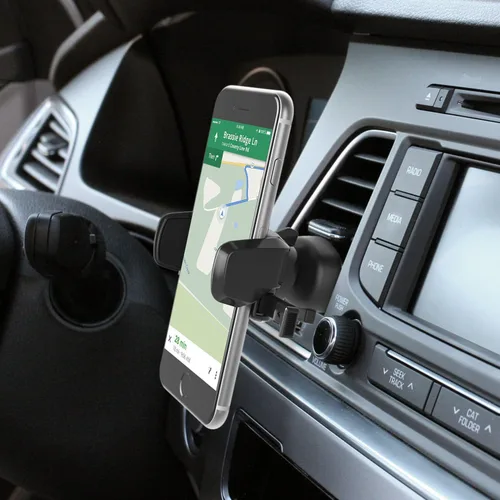 Vista 7 de iOttie Easy One Touch Mini Soporte de ventilación de aire para iPhone Xs Max R 8 Plus 7 Samsung Galaxy S10 E S9 S8 Plus Edge, Note 9 y otros