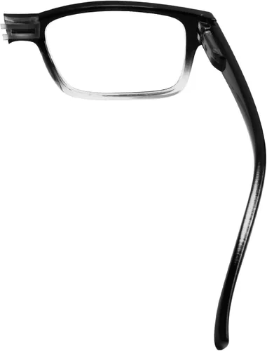 Vista 7 de (Debe comprar ambos ojos) Negro Claro Ojo Izquierdo+0.00 Gafas de lectura con diferente fuerza para cada ojo