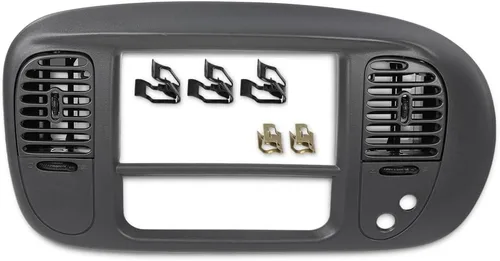 Vista 10 de CROSSDESIGN Nuevo negro central Dash Radio Air Vent Bisel Trim compatible con Ford F150 Expedition 1997 1998 1999 2000 2001 2002 2003