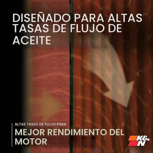 Vista 5 de K&N Engineering - Filtro de aceite de alto rendimiento para Harley Davidson, color negro