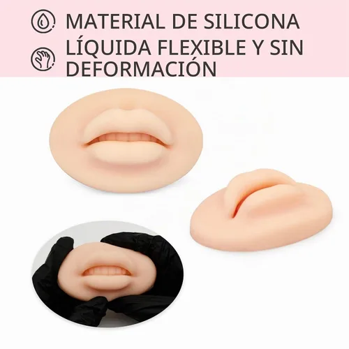 Vista 4 de Hojas de piel de práctica de 12 piezas, entrenamiento de microblading