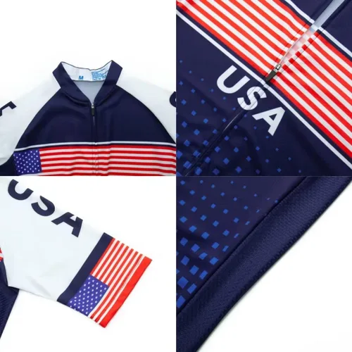 Vista 3 de Maillot de ciclismo - hombres y mujeres ropa de ciclismo Jersey de ciclismo conjunto de ciclismo camisas de ciclismo transpirable secado rápido