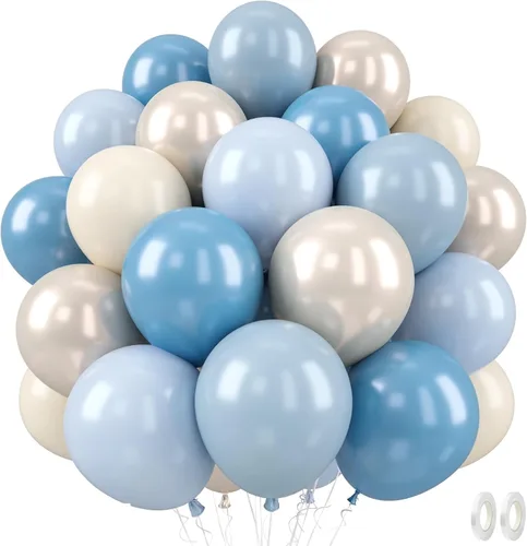 Vista 12 de 50 globos de Halloween, globos de 12 pulgadas, globos morados negros y anaranjados de 12 pulgadas, globos de confeti de murciélago, globos de látex