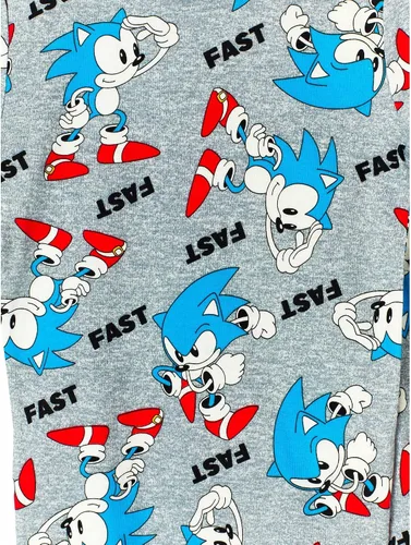 Vista 2 de Sonic The Hedgehog Pijama de algodón de 4 piezas para niños
