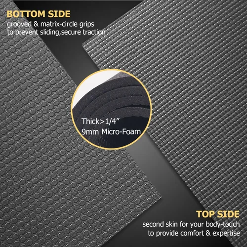 Vista 4 de GXMMAT Large Yoga Mat 6'x4'/6'x6'(7mm) & 7'x5'(9mm)