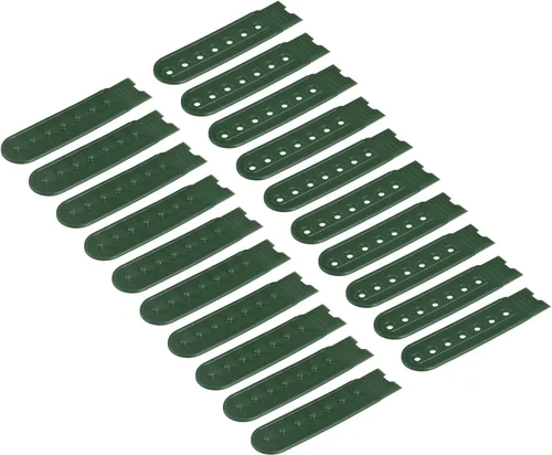 Vista 19 de uxcell Tapa de correa Snapback, agujeros de plástico ajustable sombrero broche hebilla reemplazo para reparación de tapas