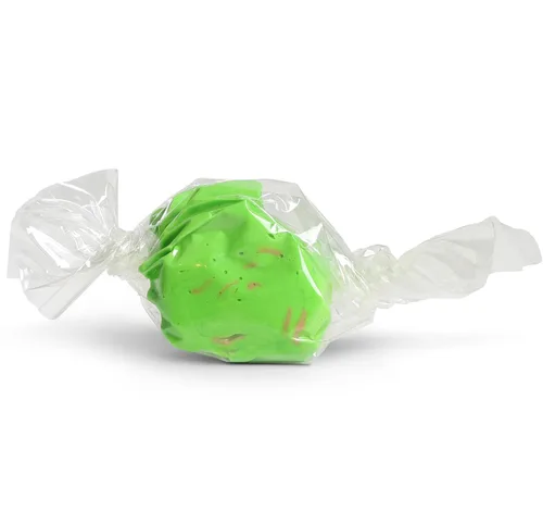 Vista 5 de It's Delish - Caramelos masticables gourmet con chispas de chocolate y menta, contenedor reutilizable jumbo de 18 onzas, masticables de frutas