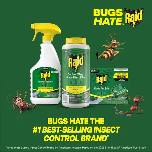 Vista 10 de Raid Yard Guard - Asesino de mosquitos para exteriores, 16 onzas, 12