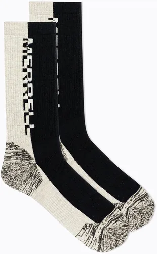 Vista 2 de Merrell Men's and Women's Zoned Cushioned Wool Hiking Crew Socks-1 Pair Pack-Breathable Arch Support