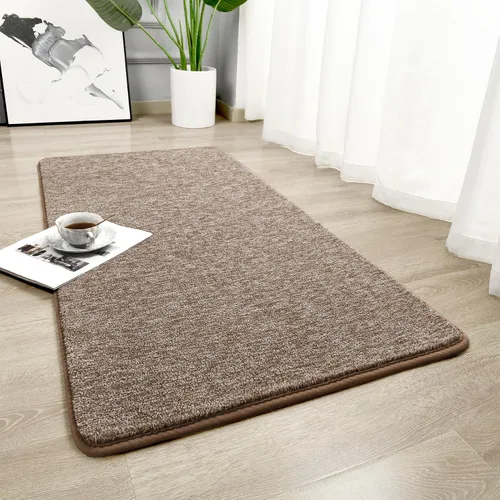 Vista 18 de Chicrug - Alfombra geométrica moderna de 2 x 6 pies para dormitorio o pasillo Negro Geometric