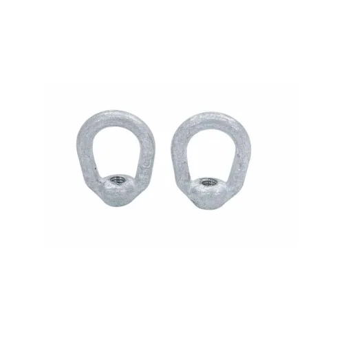 Vista 6 de 2 piezas 5/16" tuerca de ojo galvanizada sumergida en caliente con 3/8"-16 UNC grifo 1,250 libras WLL