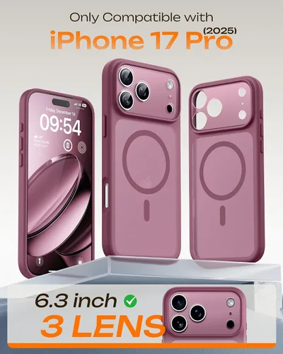 Vista 209 de TOCOL Funda para iPhone 11, compatible con Magsafe, protección completa de cámara, imanes integrados, protección contra caídas, funda translúcida