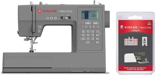 Vista 17 de SINGER Máquina de coser computarizada resistente 6700C con kit de accesorios Motor fuerte con potencia de perforación mejorada, 411 aplicaciones