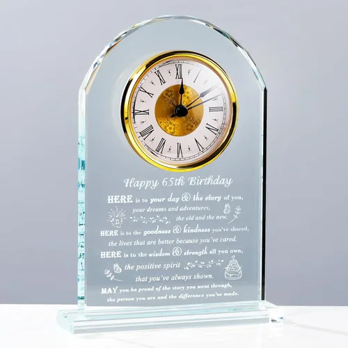 Vista 9 de Movdyka Regalos de 70 cumpleaños para mujeres y hombres – Reloj de cristal personalizado 1956 70 años de edad regalo para ella él – Ideas de regalos