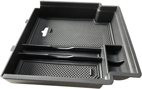 Vista 7 de Organizador de consola central compatible con Land Rover Evoque 2020-2026, bandeja de almacenamiento secundario de ABS, bandeja de almacenamiento