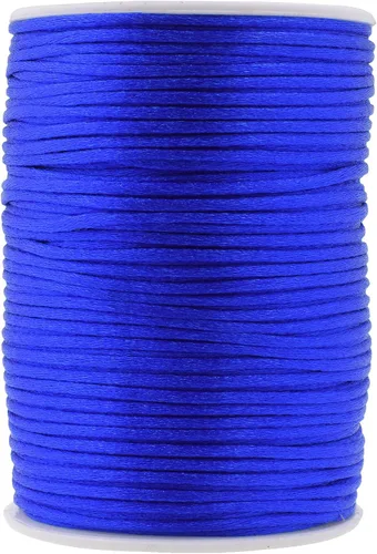 Vista 120 de Mandala Crafts Cordón de satén de cola de rattail de 0.02 in para nudos chinos de macramé