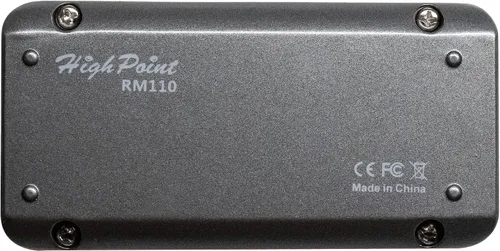 Vista 2 de HighPoint Tecnologías RocketMate 110 USB 3.2 20G a PCIe Gen3 x4 M.2 (2242/2260/2280) Gabinete NVMe
