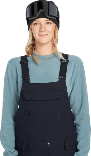 Vista 9 de Volcom Creston Stretch Snowboard Ski Bib Overoles Pantalones de nieve para mujer
