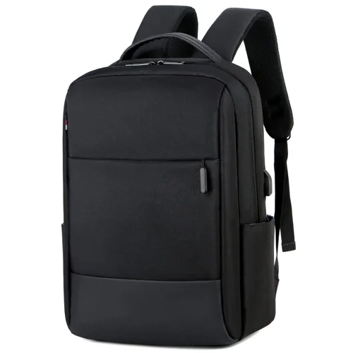 Vista 7 de Backpack for PS5 Carrying Case Laptop Travel Bag Black, Storage Bag for PS5 Large Capacity Backpack Waterproof Nylon with USB Connector, Travel Bag