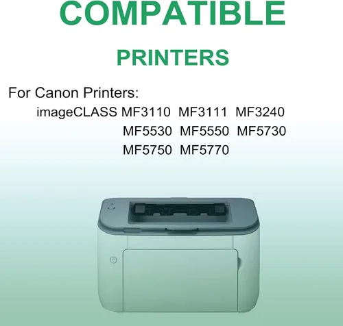 Vista 4 de Paquete de 10 cartuchos de impresora láser compatibles (alto rendimiento) de repuesto para Canon CRG-X25 8489A001 Cartucho de imágenes