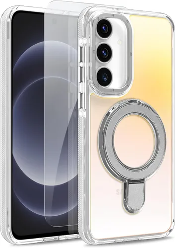 Vista 186 de Funda magnética para Google Pixel 10 Pro XL [compatible con Magsafe] [bonito diseño fluorescente de moda] a prueba de golpes, delgada, translúcida