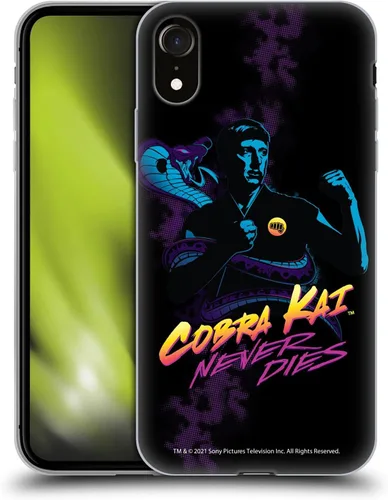Vista 90 de Head Case Designs Funda de gel suave con licencia oficial de Cobra Kai Eagle Fang Logo Key Art compatible con Apple iPhone 7 Plus/iPhone 8 Plus