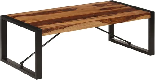 Vista 8 de GuyAna Mesa de centro moderna mesa de centro de madera, mesa para sala, mesa de centro simple, mesa de centro moderna de madera de 47.2 x 23.6 x