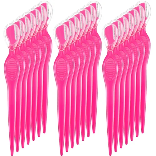 Vista 11 de Mudder - 21 fundas para recortadora de cejas, color negro Facial Shaver for Women Makeup, Multipurpose Dermaplaning Tool with Safety Guard