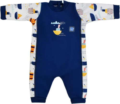 Vista 8 de Traje de baño térmico de una pieza cálido en uno para bebés Splash About Abeja margarita