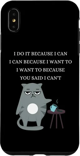 Vista 11 de iPhone 16 Gato malo travieso sarcástico rudo divertido frases caso