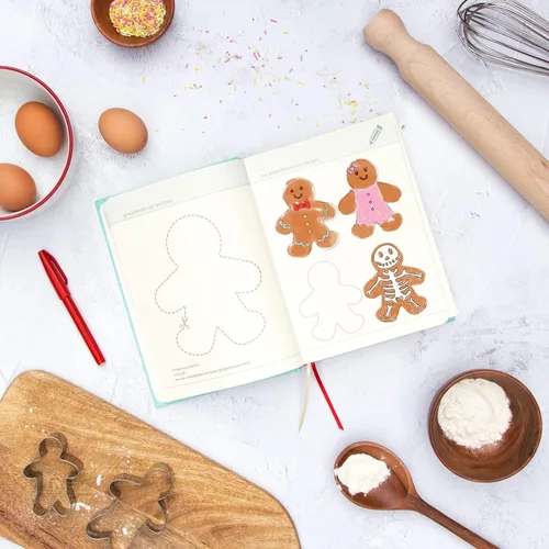 Vista 6 de Suck UK Diario de repostería – Cuaderno de recetas en blanco de tapa dura – Crea tu propio libro de cocina y diario de alimentos – Regalo ideal