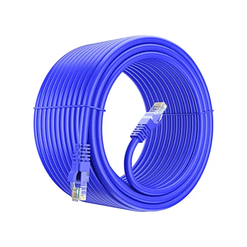 Vista 35 de Maximm Cable Ethernet Cat 6 de 30 pies, cobre 100% puro, cable LAN Cat6, cable de Internet, cable de conexión y cable de red, UTP (negro) de 30 pies